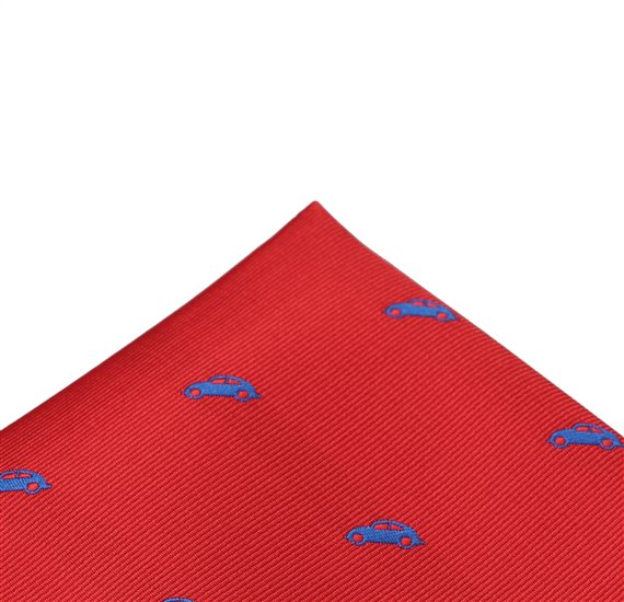 Mouchoir de Poche Rouge Voitures