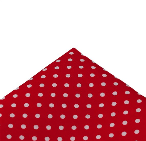 Mouchoir de Poche Rouge à Pois