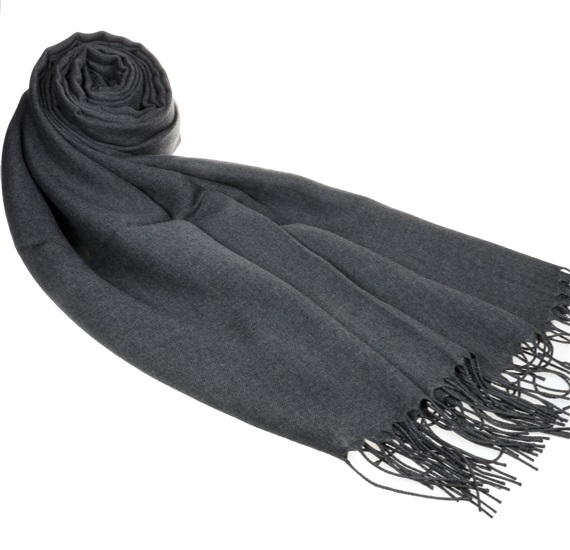 Écharpe Homme Gris Foncé