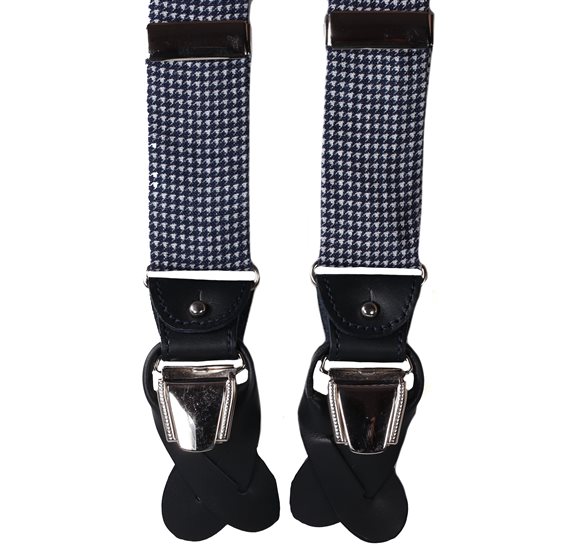 Bretelle en Coton Carreaux Bleus