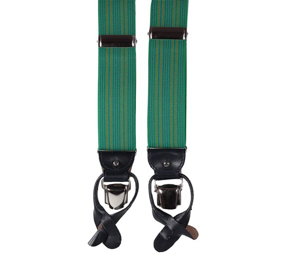 Bretelle Double Usage Rayures Vertes