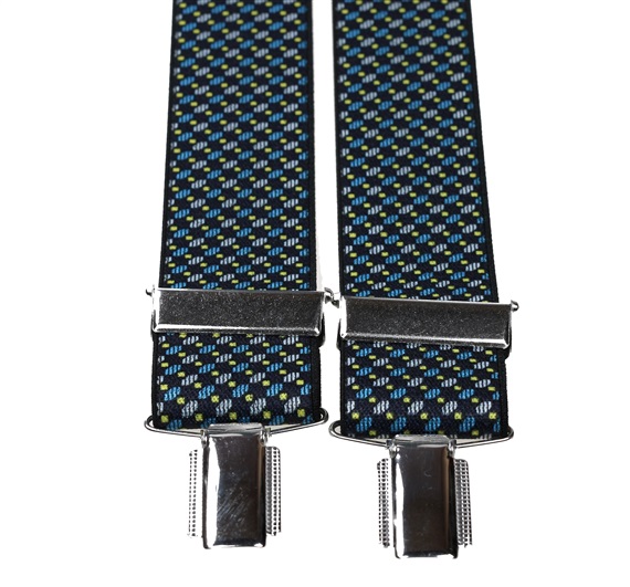 Bretelle Élastique Motif Bleu