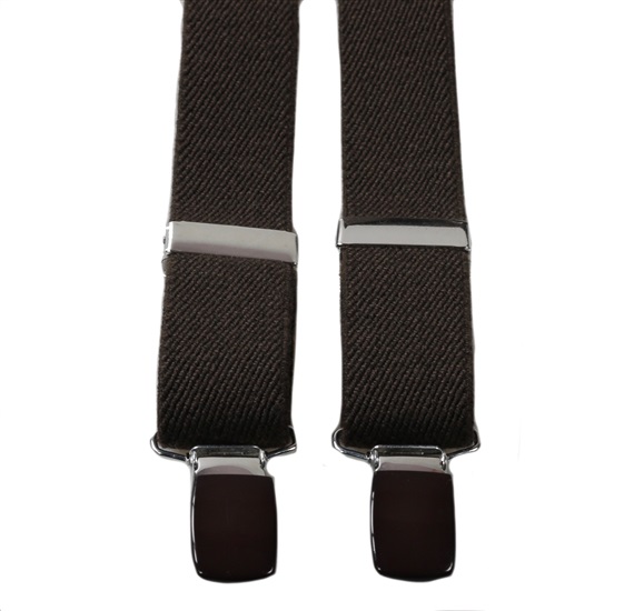 Bretelle Élastique Enfant Marron Foncé
