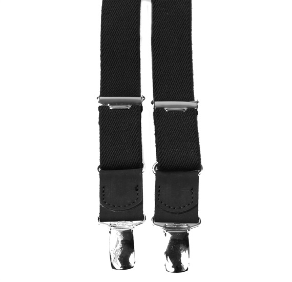 Bretelle Élastique Enfant Noir Cuir
