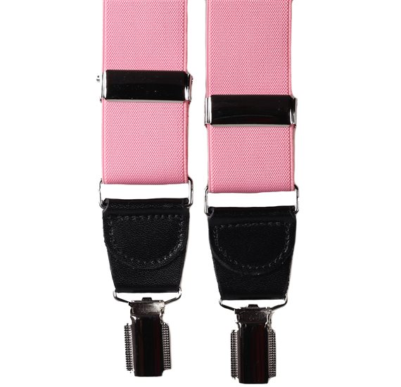 Bretelle Élastique Cuir Rose
