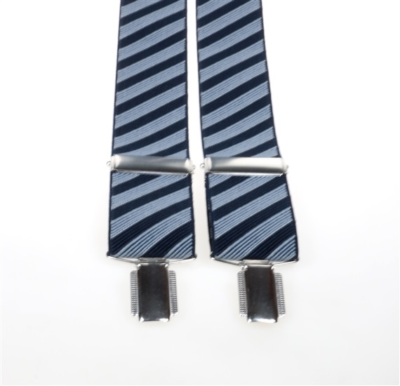 Bretelle Rayures Bleu Marine et Ciel