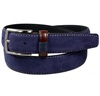 Ceinture en Daim Bleu Marine Cadet