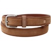 Ceinture en Cuir Suédé Camel pour Homme