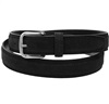 Ceinture en cuir suédé noir pour homme