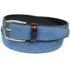 Ceinture en Daim Bleu Azur