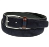 Ceinture en Daim Bleu Marine