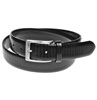 Ceinture en Cuir de Reptile Noir