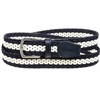 Ceinture Élastique Enfant Bleu Marine et Écru