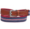 Ceinture Enfant Élastique Bleu Jean et Rouge