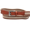 Ceinture Enfant Élastique Rayures Marron
