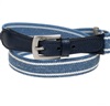 Ceinture Élastique Enfant en Jean à Rayures Beige