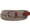 Ceinture Enfant Tressée Sable Foncé