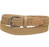 Ceinture Enfant Tressée Élastique Beige Doré