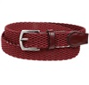 Ceinture Enfant Tressée Grenat