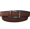 Ceinture en Daim Marron et Bleu
