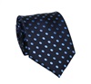 Cravate Bleu Marine à Pois Bleus