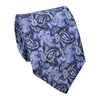 Cravate Cachemire Bleue en Lin