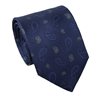 Cravate Cachemire Bleu Encre Soie Naturelle