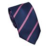 Cravate Cadet Bleue Rayures Roses