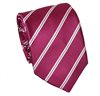 Cravate Rayures Magenta