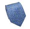 Cravate Cadet Soie Cachemire Bleu France