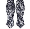 NŒUD PAPILLON BLEU MARINE À FLEURS