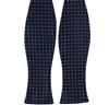 Cravate Noeud Papillon Bleu Marine à Pois Célestes