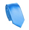 Cravate Étroite Bleu Turquoise