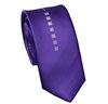 Cravate Étroite Violette Design