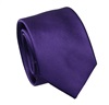 Cravate Étroite Violet Foncé