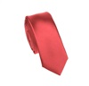Cravate Étroite Rouge