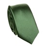 Cravate Étroite Vert Foncé