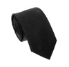 Cravate en Soie Jacquard Noire
