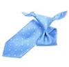 Cravate Enfant Bleu Ciel à Pois Blancs
