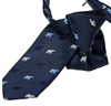Cravate Enfant Bleue Éléphants