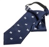 Cravate Enfant Bleu Marine avec Motifs Chevaux