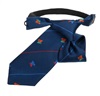 Cravate Enfant Bleu Marine avec Chiots