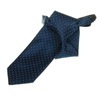 Cravate Enfant Bleu Marine Pois Blancs