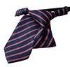 Cravate Enfant Bleu Marine Rayures Rouges