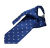 Cravate Enfant Bleu Ciel à Motif Cachemire Blanc