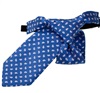 Cravate Enfant Bleu Ciel à Motif Cachemire Rose