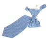 Cravate Enfant Vichy Bleu Ciel