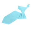 Cravate Enfant Vichy Turquoise