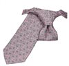 Cravate Enfant Gris Cachemire Rose