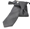 Cravate Enfant Prince de Galles Gris et Noir